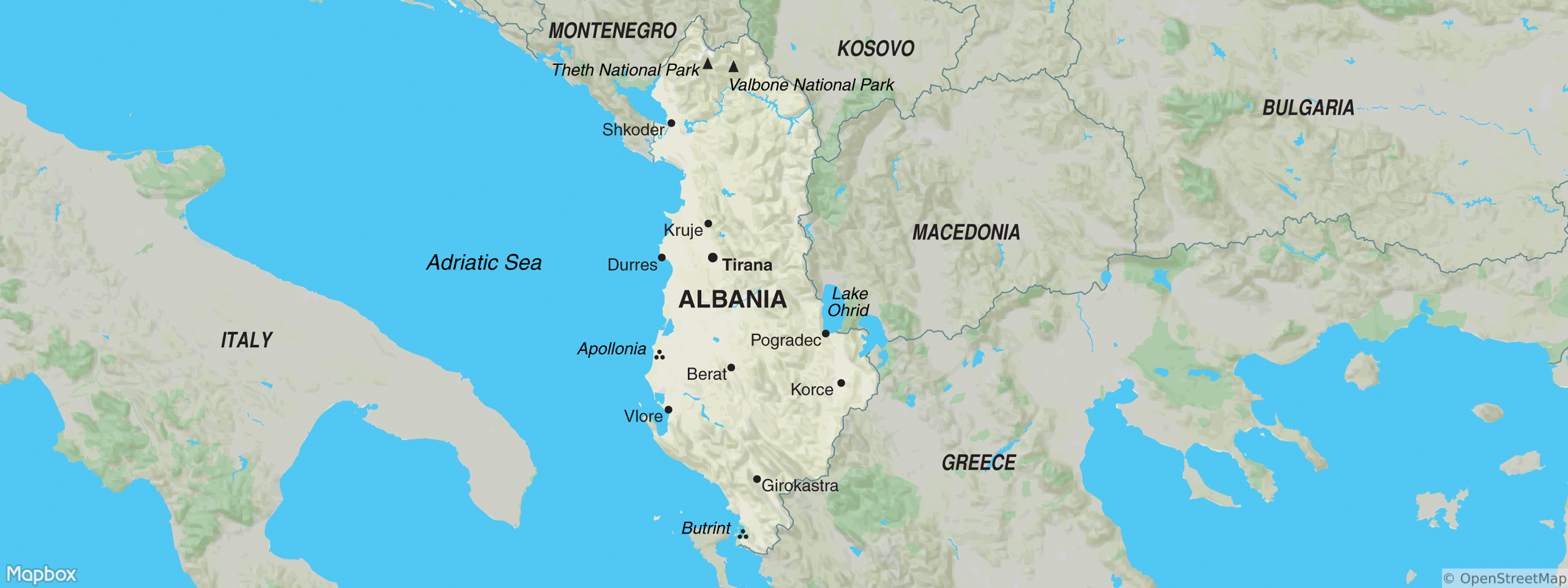 Albania Map