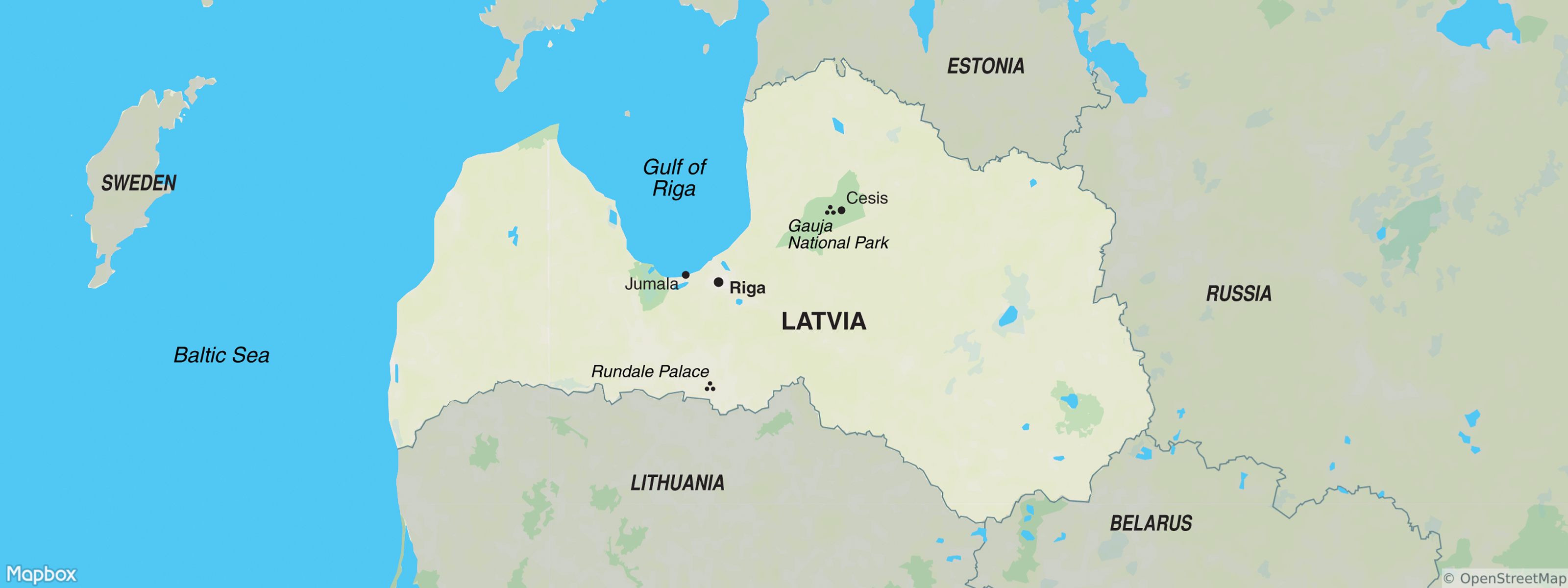 Latvia Map