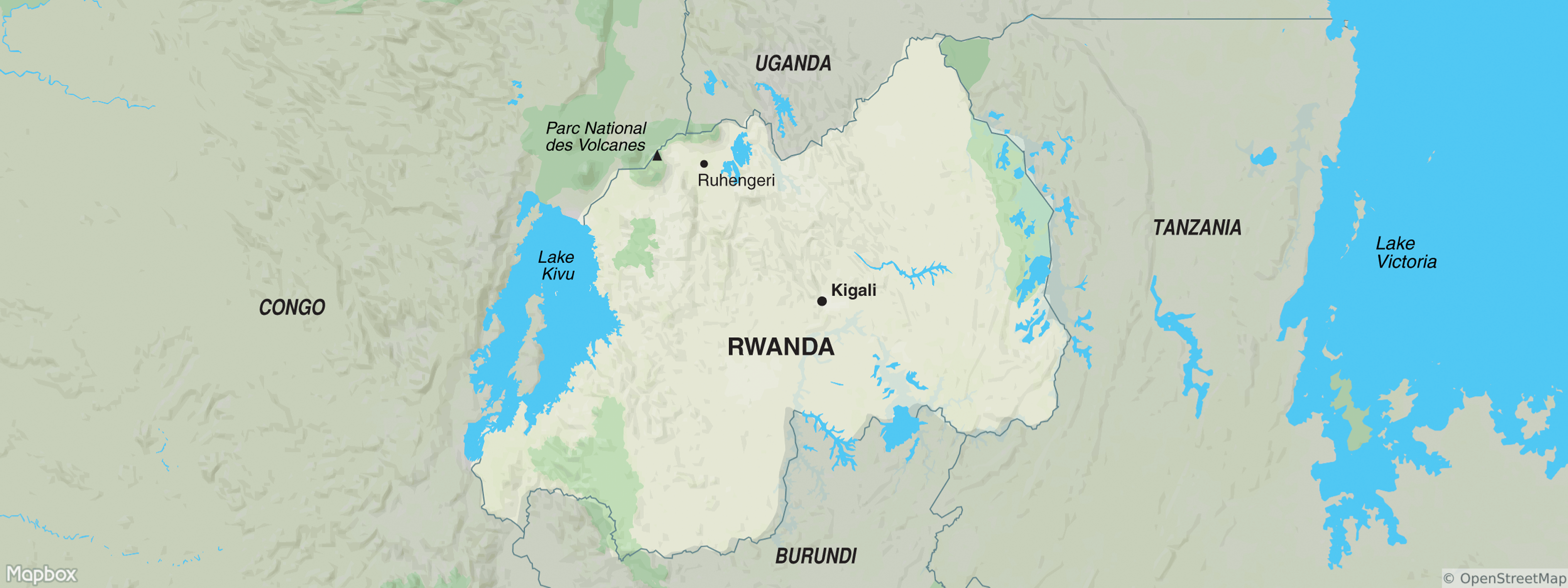 Rwanda map